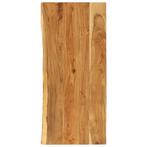 vidaXL Wastafelblad 140x52x2,5 cm massief acaciahout, Doe-het-zelf en Bouw, Verzenden, Nieuw