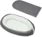 Babynestje - Wasbare hoes - 100% katoen - Grijze sterren, Kinderen en Baby's, Ophalen of Verzenden, Nieuw
