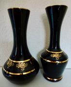 Vase à fleur unique (2) - Bladgoud / Opaline / Camee -, Antiek en Kunst, Antiek | Glaswerk en Kristal