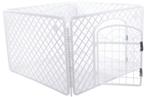 Puppyren - hondenren - opvouwbaar - 90x90x60 cm- wit, Dieren en Toebehoren, Ophalen of Verzenden, Nieuw
