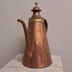 Koffiepot - Messing - Vlaamse koffiekan, Antiek en Kunst