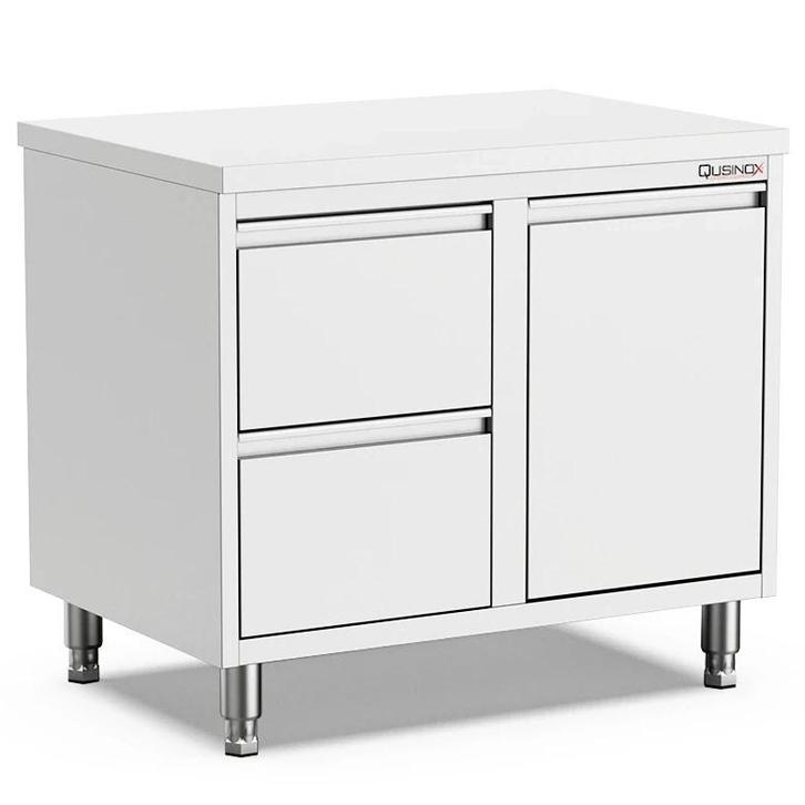 Werkbank | 700 LINE | RVS | Kanteldeur  + Laden (Links) |, Articles professionnels, Horeca | Équipement de cuisine, Envoi