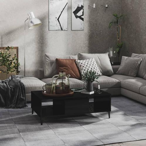 vidaXL Salontafel 103,5x60x35 cm bewerkt hout hoogglans, Huis en Inrichting, Tafels | Salontafels, Nieuw, Verzenden