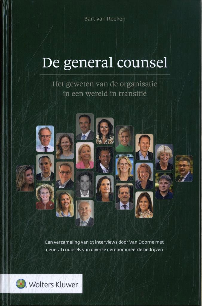 De general counsel 9789013180275, Livres, Science, Envoi