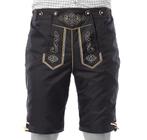 Lederhose Kort Zwart en Bretels, Verzenden, Nieuw