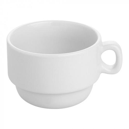 Kopjes | ROMA | Porselein | Wit | 17cl | 12 Stuks | Ø80mm, Zakelijke goederen, Horeca | Keukenapparatuur, Nieuw in verpakking