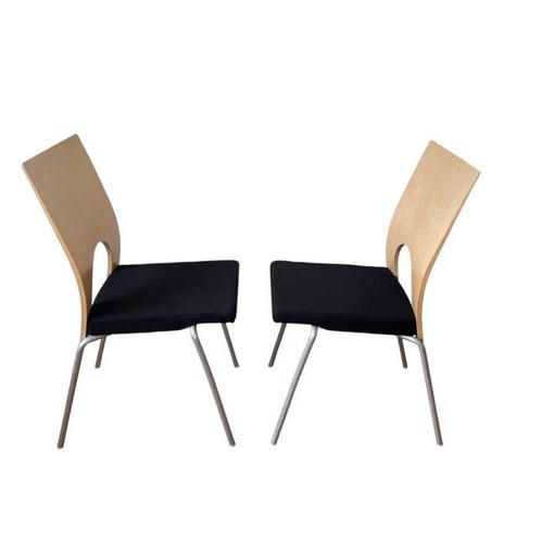 Kinnarps - Chaise (2) - Kinnarps 5000 CV/empilement - Acier,, Antiek en Kunst, Antiek | Meubels | Stoelen en Sofa's