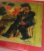 Franz Borghese - Bordspel - Solitario con rilievo in bronzo