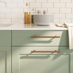 vidaXL Handvatten 10 st 192 mm roestvrij staal bronskleurig, Verzenden, Nieuw