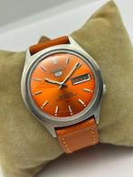 Seiko - 5 Orange Dial - Zonder Minimumprijs - 7009-8028 -, Handtassen en Accessoires, Horloges | Antiek