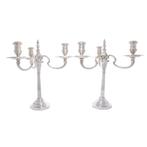 Harrods + A Taite & Sons Ltd - Kandelaber - .925 zilver -, Antiek en Kunst