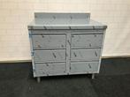 Elfinox Werktafel met 2 x 3 lades | 100 CM, Zakelijke goederen, Ophalen of Verzenden, Gebruikt