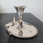 William Bateman - Kaarsenstandaard met oor - .925 zilver -, Antiek en Kunst