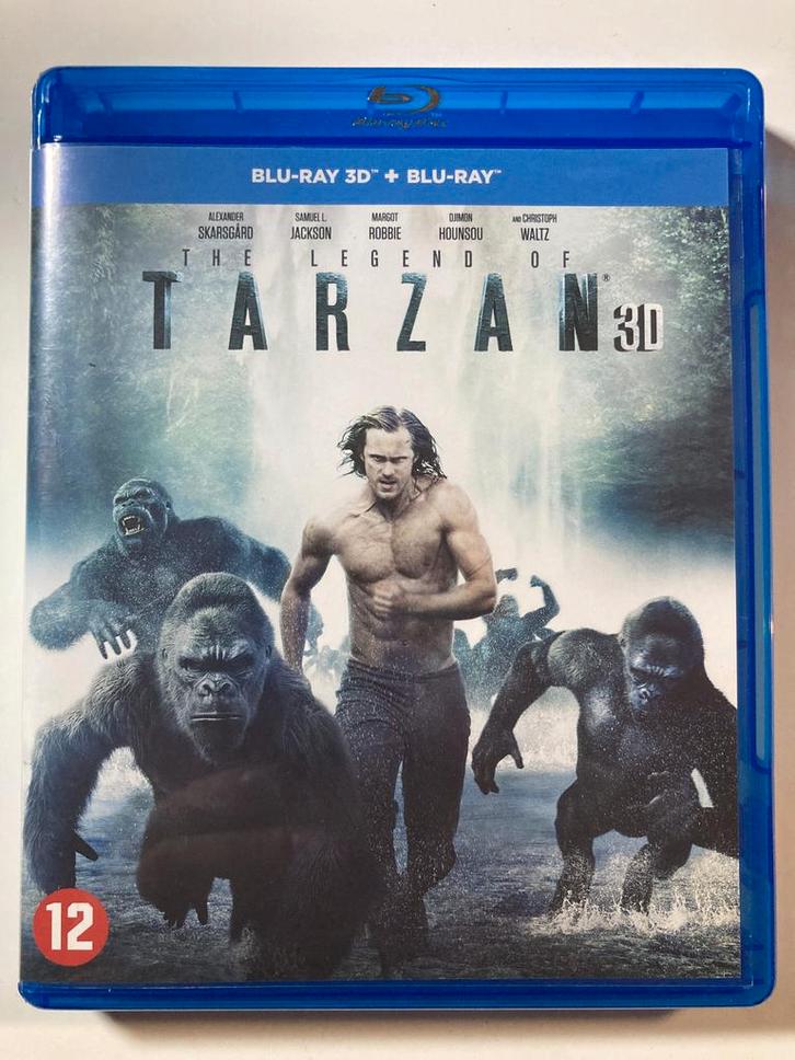 THE LEGEND OF TARZAN (3D + 2D) (BLURAY), Cd's en Dvd's, Blu-ray, Gebruikt