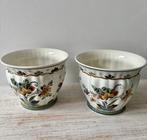 de Porceleyne Fles - Bloempot (2) - Keramiek - Polychrome -, Antiek en Kunst