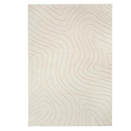 Hoogpolig vloerkleed Eclipse - crème-wit - 160 x 230 cm, Huis en Inrichting, Stoffering | Tapijten en Vloerkleden, Nieuw, Verzenden