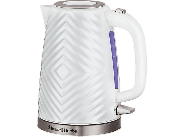 Russell Hobbs -  Waterkoker Groove  - Wit, Elektronische apparatuur, Waterkokers, Nieuw, 1 tot 2 liter, Verzenden