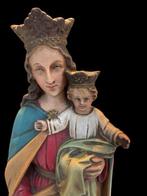 Beeldje, Maria Auxiliatrix - 52 cm - Gips, Antiek en Kunst, Antiek | Boeken en Manuscripten