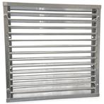 Brandwerend vierkant lamellenrooster 300 x 300mm, Doe-het-zelf en Bouw, Verzenden, Nieuw