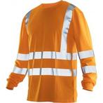 Jobman 5593 t-shirt à manches longues hi-vis xs orange, Nieuw