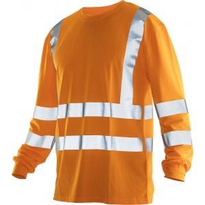 Jobman 5593 t-shirt à manches longues hi-vis xs orange, Doe-het-zelf en Bouw, Overige Doe-Het-Zelf en Bouw