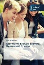 Easy Way to Evaluate Learning Management Systems. M.   New.=, Momani Alaa M, Verzenden
