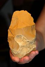 Paleolithisch Vuursteen Biface - 140 mm (Zonder, Antiek en Kunst
