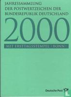 Duitsland - Jaarmap - 2000, Postzegels en Munten, Verzenden, Gestempeld
