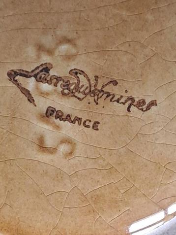 Sarreguemines - Plat - Céramique en forme de fruits -
