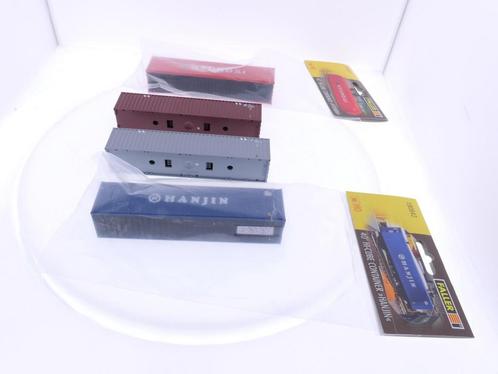 Schaal H0 Faller containers set 4 met 180842, 180849 & Fl..., Hobby en Vrije tijd, Modelbouw | Overige, Gebruikt, Ophalen of Verzenden
