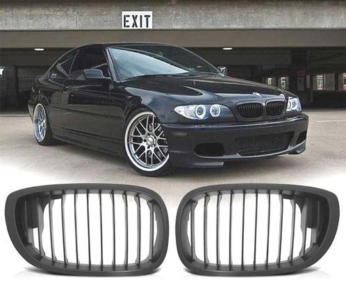 CALANDRES BMW E46 03-06 COUPÉ CABRIO NOIR MAT, Auto-onderdelen, Carrosserie, Verzenden