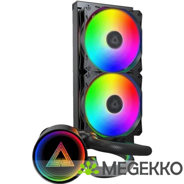 Montech LightFlow 240 ARGB Zwart, Computers en Software, Overige Computers en Software, Nieuw, Verzenden