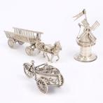 NO RESERVE - Molen | Hooiwagen | IJscofiets - Miniatuur, Antiek en Kunst