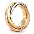 Ring - 18 karaat Geel goud, Roségoud, Witgoud, Handtassen en Accessoires, Ringen, Nieuw