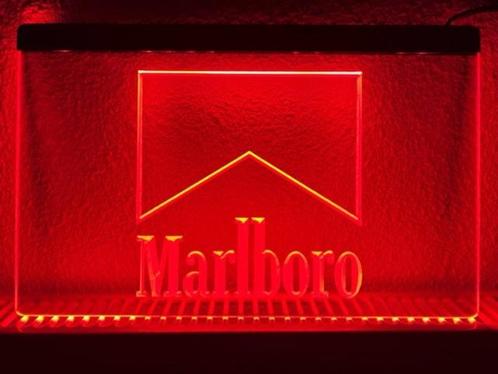 Marlboro neon bord lamp LED verlichting reclame lichtbak, Huis en Inrichting, Lampen | Overige, Nieuw, Verzenden
