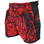 PunchR™ Sak Yant Tiger Muay Thai Short Rood Zwart, Verzenden, Vechtsport