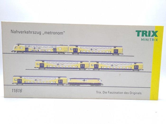 Minitrix N - 11616 - Treinset (1) - Metronom 6-delige, Hobby en Vrije tijd, Modeltreinen | N-Spoor