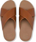 FitFlop Lulu Cross Slide Sandals Leather Vrouwen - Light..., Verzenden, Nieuw