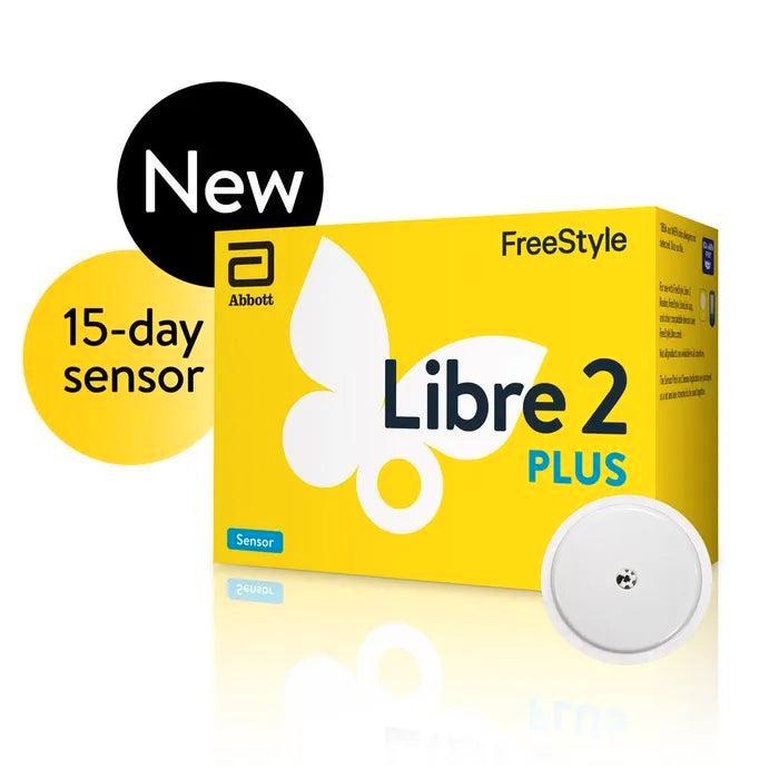 FreeStyle Libre 2 Plus Glucosesensor – 15 Dagen Zonder Prikk, Divers, Matériel Infirmier, Envoi
