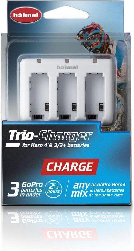 Hähnel Trio Charger voor GoPro Hero3, Hero3+ en Hero4 accu, Audio, Tv en Foto, Accu's en Batterijen, Nieuw, Verzenden