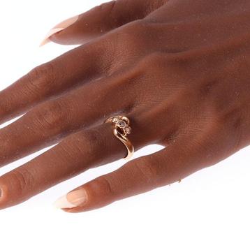 Bague - 18 carats Or jaune, Or rose Diamant (Naturelle) -
