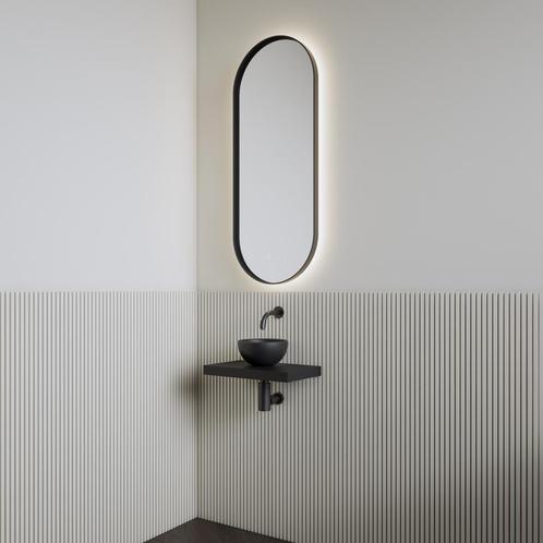 Fonteinset | BWS Leto | Planchet Mat Zwart | Waskom Mat, Doe-het-zelf en Bouw, Sanitair, Overige typen, Nieuw, Ophalen of Verzenden