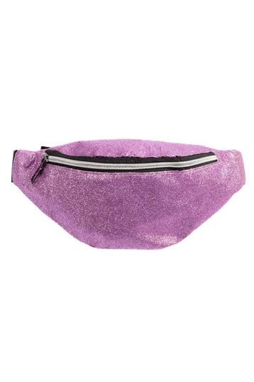 Grote Roze Glitters Heuptas Breed Fanny Pack Zwarte Band Tas beschikbaar voor biedingen