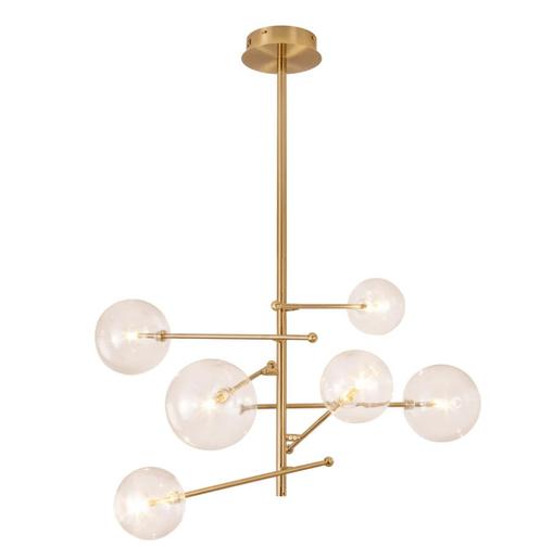 Suitta Lumina Hanglamp 6 Bollen STTA-6BH-G, Huis en Inrichting, Lampen | Hanglampen, Zo goed als nieuw, Verzenden