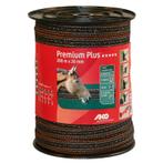 Premiumline lint 200m,20mm, bruin/oranje, 5x0.40mm tricond -, Dieren en Toebehoren, Stalling en Weidegang