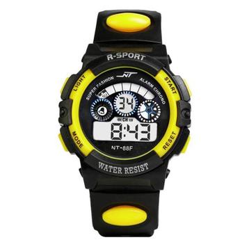 Fako® - Kinderhorloge - Sport New Tech Classic - Geel beschikbaar voor biedingen