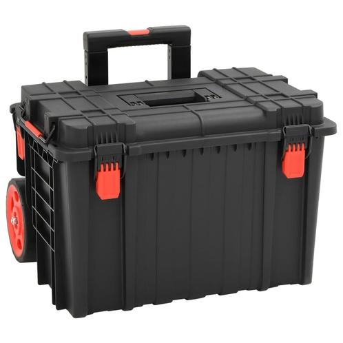 vidaXL Flightcase draagbaar 56,5x45,5x48 cm PP zwart, Audio, Tv en Foto, Foto | Cameratassen, Nieuw, Verzenden