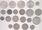 Wereld. Lot diverse zilveren munten 1883/1974 (21 stuks)