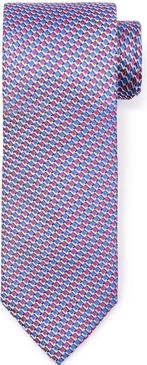 Stropdas Zijde Blauw Rood Motief K81-16 maat  Heren, Vêtements | Hommes, Cravates, Verzenden