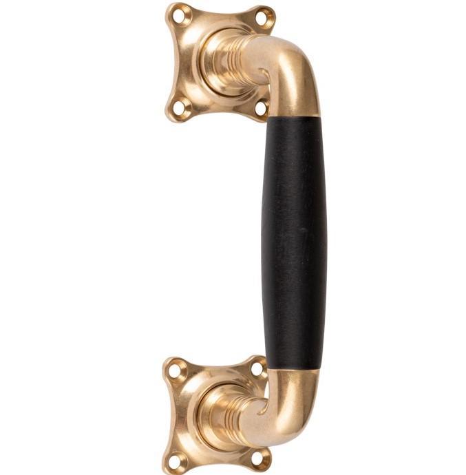 Deurgreep Bonton ebben 110mm messing antiek, Doe-het-zelf en Bouw, Hang- en Sluitwerk, Klink of Kruk, Nieuw, Overige materialen